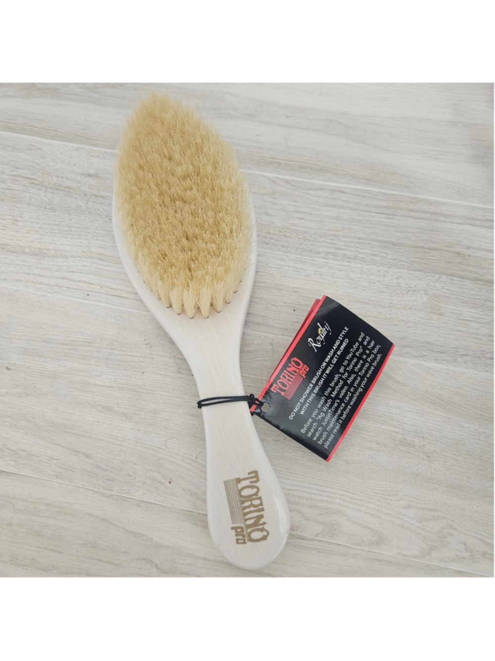 Torino Pro Wave Brush One Size Beige and White